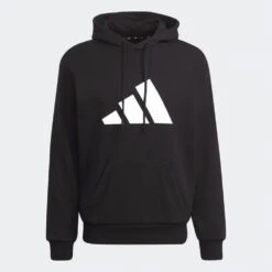 Adidas 3 Bar Hoodie -Geezers Boxing Shop 3 bar hoodie black 1
