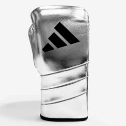 Adidas Adispeed 500 Metallic Boxing Gloves - Lace -Geezers Boxing Shop adi182 new silver a