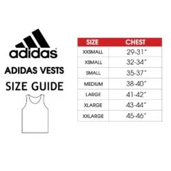 Adidas Base Punch Vest 9 Adidas Base Punch Vest -Geezers Boxing Shop adi1824size.chart