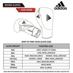 Adidas TILT 350 Pro Boxing Gloves - Hook & Loop -Geezers Boxing Shop adi190 size guide