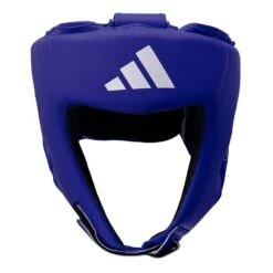 Adidas 'IBA Style' Training Headguard 7 Adidas 'IBA Style' Training Headguard -Geezers Boxing Shop adi815 blue a