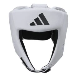 Adidas 'IBA Style' Training Headguard 8 Adidas 'IBA Style' Training Headguard -Geezers Boxing Shop adi815 white