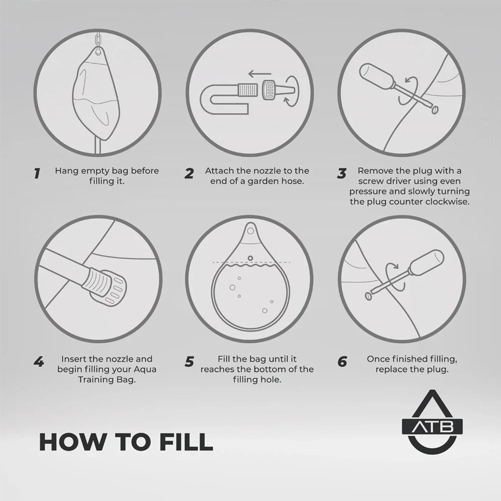 Aqua Punching Bag - 15" 3 Aqua Punching Bag - 15" - Image 3