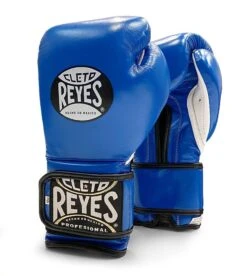 Cleto Reyes Velcro Sparring Boxing Gloves -Geezers Boxing Shop cleto velcro blue