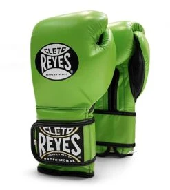 Cleto Reyes Velcro Sparring Boxing Gloves -Geezers Boxing Shop cleto velcro green 3