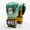 Cleto Reyes Sparring Gloves - WBC -Geezers Boxing Shop cleto green gold