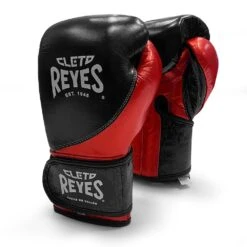 Cleto Reyes High Precision Training Gloves -Geezers Boxing Shop cleto precision black red