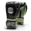 Cleto Reyes Limited Edition Velcro Sparring Gloves -Geezers Boxing Shop cleto reyes limited edition velcro sparring gloves black green