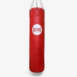 Geezers Elite Pro Impact Colossus Extra Heavy Leather Punchbag -Geezers Boxing Shop colossus 5ft red 1