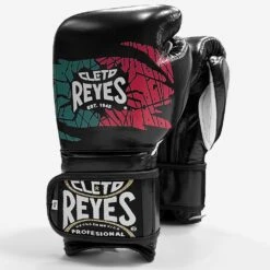 Cleto Reyes Velcro Sparring Boxing Gloves -Geezers Boxing Shop cr114 blkmex