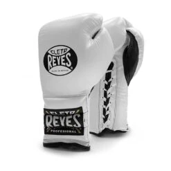 Cleto Reyes Traditional Lace Sparring Boxing Glove -Geezers Boxing Shop cr119 white