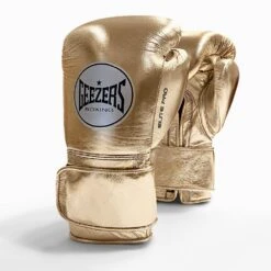 Geezers Elite Pro Training/Sparring Gloves 2.0 - Velcro -Geezers Boxing Shop elite pro velcro gold 3