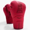 Everlast Elite 2 Training Boxing Gloves - Lace -Geezers Boxing Shop ev107 red