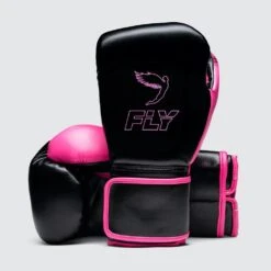 Fly Superloop X 2 Boxing Gloves -Geezers Boxing Shop fly132 blk pink a