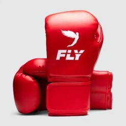 Fly Superloop X 2 Boxing Gloves -Geezers Boxing Shop fly132 red wht a