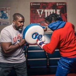 Fighting Sports Leather Punch Shield -Geezers Boxing Shop fs702 a