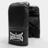 Geezers Pro Classic Leather Bag Mitt - Black -Geezers Boxing Shop g103a