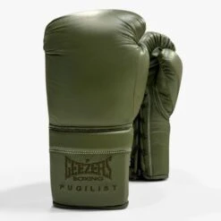 Geezers Pugilist Leather Boxing Gloves - Lace -Geezers Boxing Shop g125 new khaki a