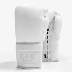 Geezers Pugilist Leather Boxing Gloves - Lace -Geezers Boxing Shop g125 new white a