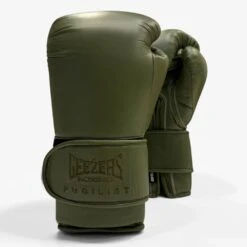 Geezers Pugilist Leather Boxing Gloves - Velcro -Geezers Boxing Shop g126 new khaki a