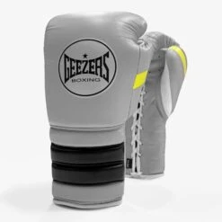Geezers FS1 Training Boxing Gloves - Lace -Geezers Boxing Shop g136 grey black volt 3