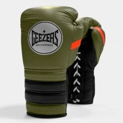 Geezers FS1 Training Boxing Gloves - Lace -Geezers Boxing Shop g136 khaki a
