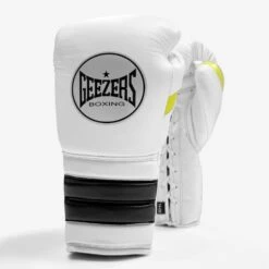 Geezers FS1 Training Boxing Gloves - Lace -Geezers Boxing Shop g136 white volt 3