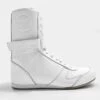 Geezers Elite Pro Leather Mid Boxing Boots -Geezers Boxing Shop g1404 new white a 1 2