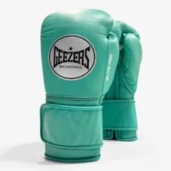 Geezers Elite Pro Training/Sparring Gloves 2.0 - Velcro -Geezers Boxing Shop g155 new mint green a