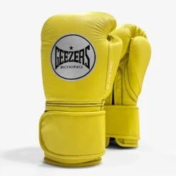 Geezers Elite Pro Training/Sparring Gloves 2.0 - Velcro -Geezers Boxing Shop g155 new yellow a