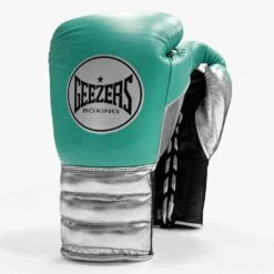 Geezers Halo Training/Sparring Boxing Gloves - Lace -Geezers Boxing Shop g161 mint silver a