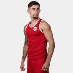 Geezers Reversible Amateur Vest -Geezers Boxing Shop g1720 red a