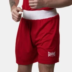 Geezers Amateur 2.0 Boxing Shorts -Geezers Boxing Shop g1801 red