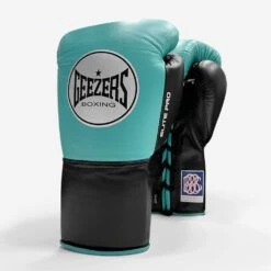 Geezers Elite Pro Fight Gloves - Special Edition -Geezers Boxing Shop g203mint black