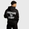 Geezers Prepare To Fight Back Logo Hoodie -Geezers Boxing Shop g2715 black a