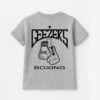 Geezers Back Logo Kids T-Shirt -Geezers Boxing Shop g2766 grey b