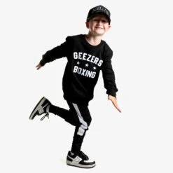 Geezers Boxing Junior Crew Sweatshirt -Geezers Boxing Shop g2769b