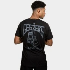 Geezers T-Shirt Gloves Back Logo -Geezers Boxing Shop g2778 black b