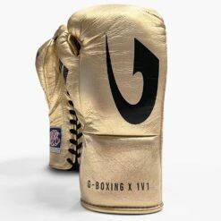 G-Boxing X 1V1 Professional Fight Gloves -Geezers Boxing Shop gb120 golda 2