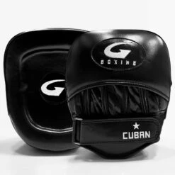 G-Boxing Cuban Sniper Focus Pads -Geezers Boxing Shop gb704 black a