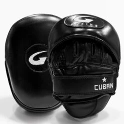 G-Boxing Cuban Curved Pads -Geezers Boxing Shop gb706 black a