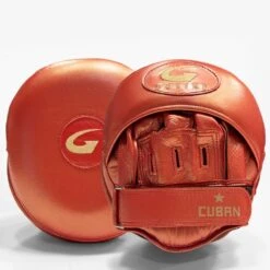 G-Boxing Cuban Big Air Pads -Geezers Boxing Shop gb707 iced red a 1