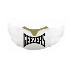 Geezers Custom Made Dentist Fit 2 Colour Mouthguard -Geezers Boxing Shop geezers dentist fit mouthguard white gold 2