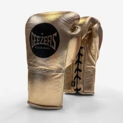 Geezers Elite Pro Fight Gloves - Special Edition -Geezers Boxing Shop geezers special edition fight glove gold
