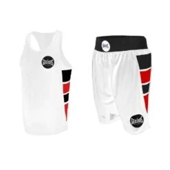 Geezers Elite Amateur Shorts & Vest Set -Geezers Boxing Shop geezerselitesetwhite
