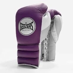 Geezers Halo Training/Sparring Boxing Gloves - Lace -Geezers Boxing Shop halo live images lace purple