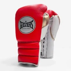 Geezers Halo Training/Sparring Boxing Gloves - Lace -Geezers Boxing Shop halo live images lace red gold