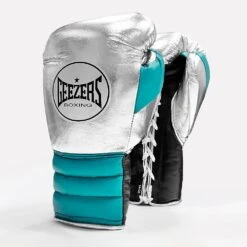 Geezers Halo Training/Sparring Boxing Gloves - Lace -Geezers Boxing Shop halo live images lace silver mint