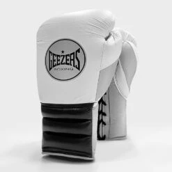Geezers Halo Training/Sparring Boxing Gloves - Lace -Geezers Boxing Shop halo live images lace white black grey
