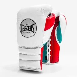 Geezers Halo Training/Sparring Boxing Gloves - Lace -Geezers Boxing Shop halo live images lace white red green